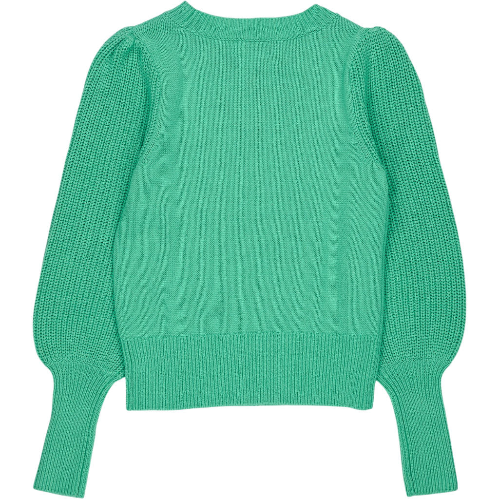 Hush Mint Green Brea Deep Rib Jumper