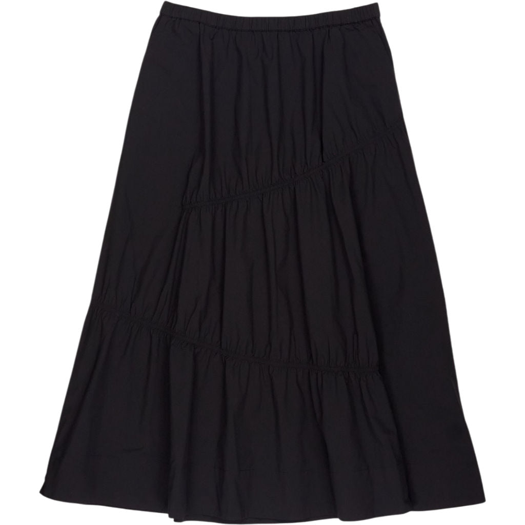 Hush Black Ruched Technical Skirt