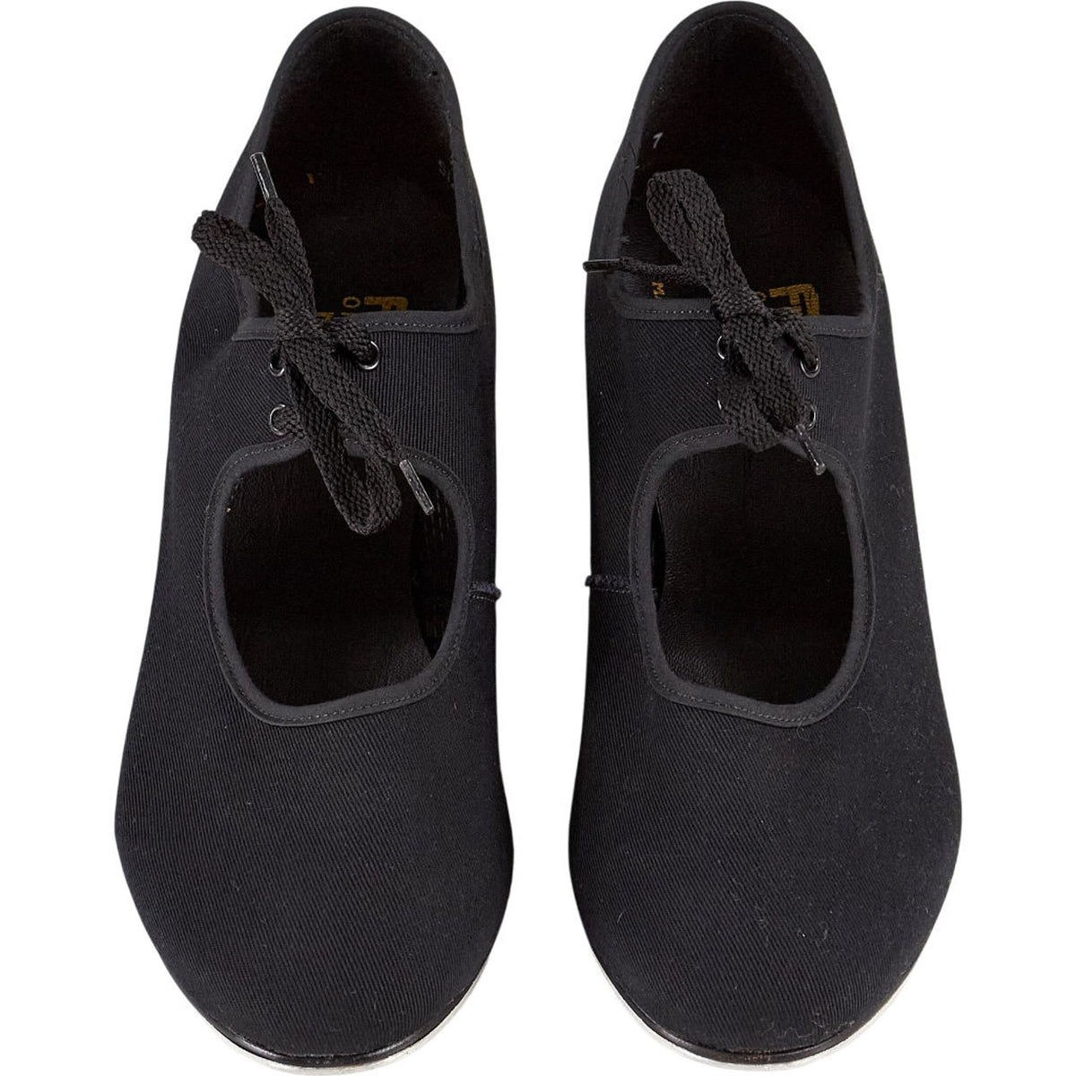 Freed of London Black Canvas Tap Shoes