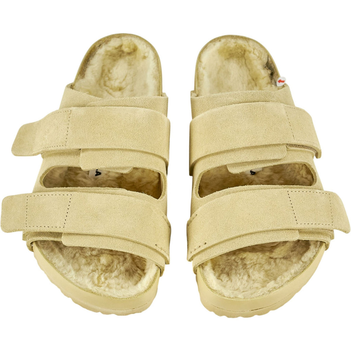 Birkenstock x Tekla Straw Suede Uji Sandals