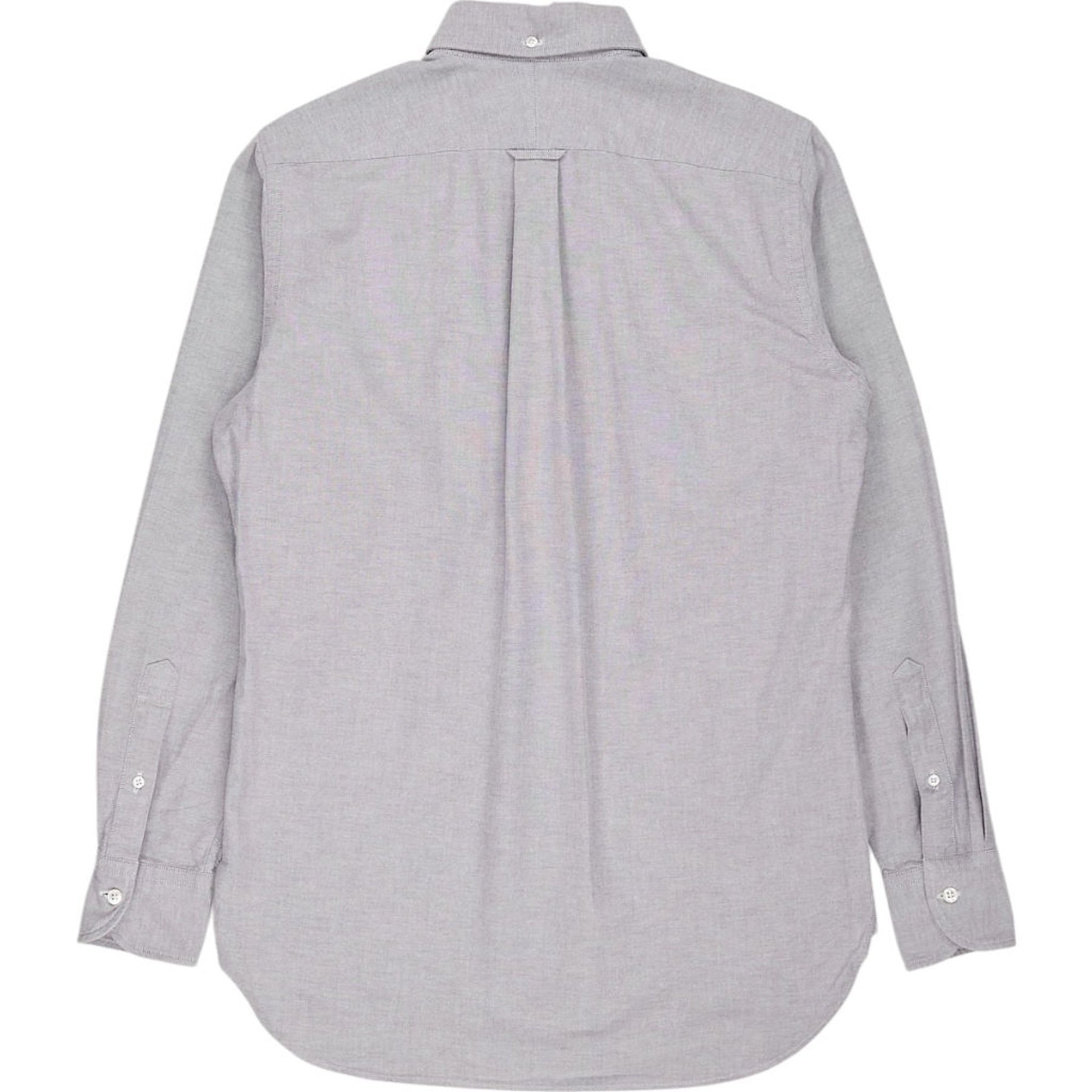 Drake's Grey Oxford Button Down Shirt 15.5