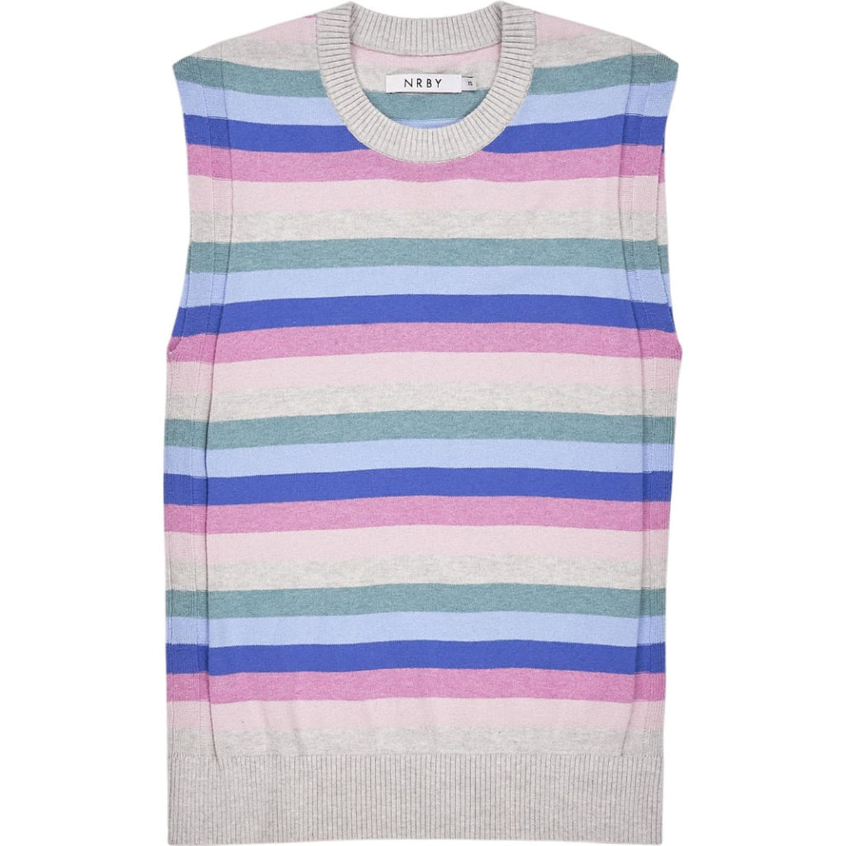 NRBY Multicolour Striped Knit Vest