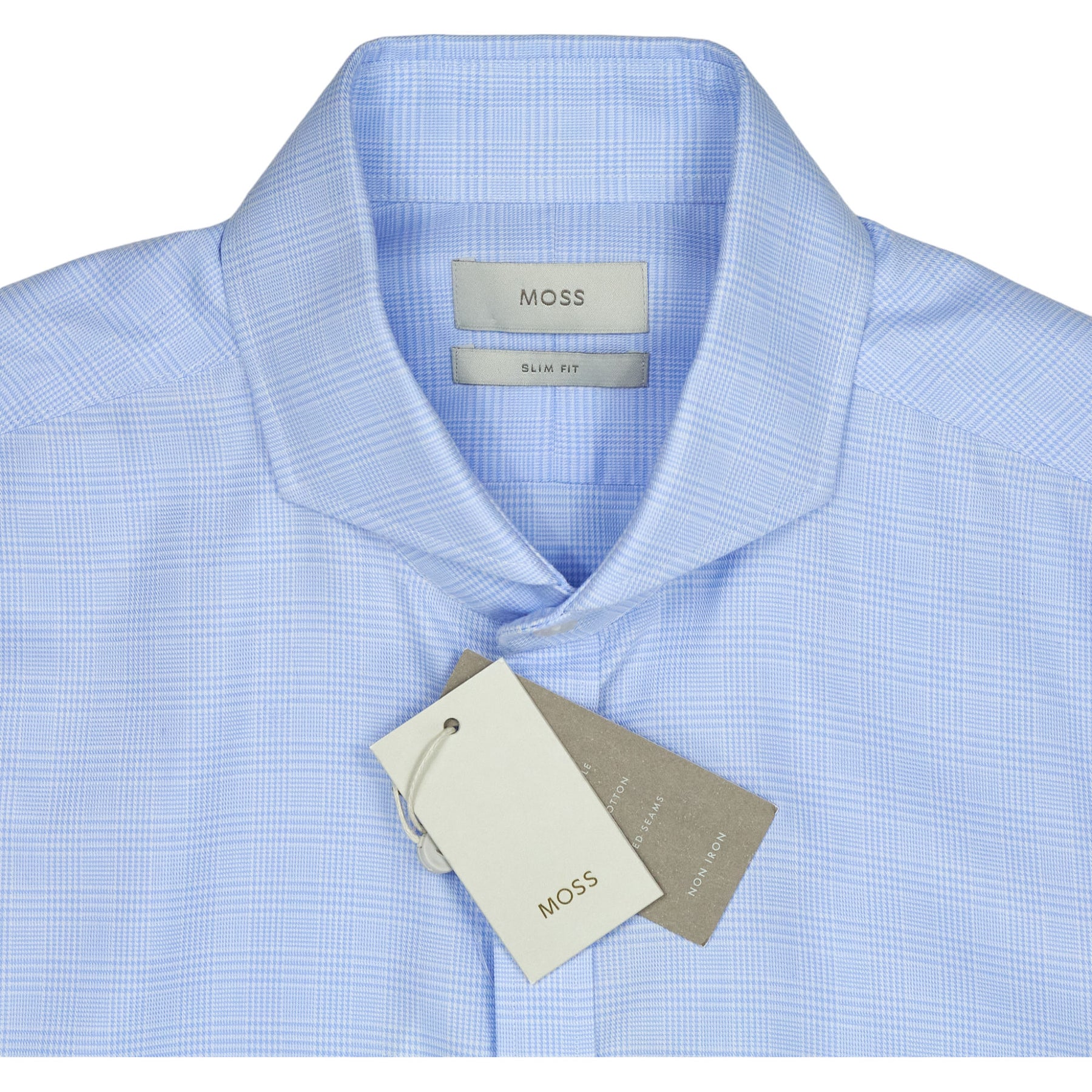 Moss Blue Slim Fit Shirt