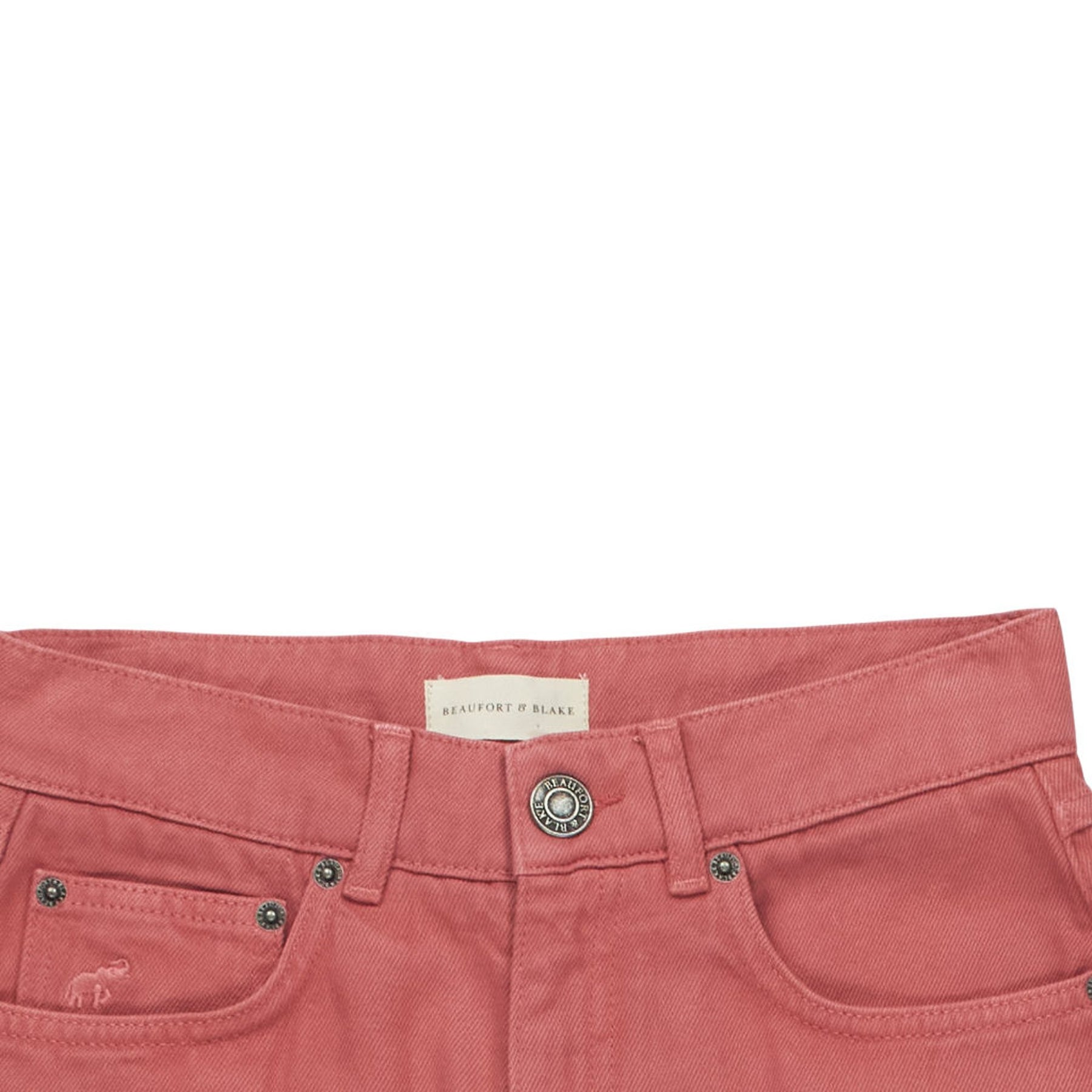 Beaufort & Blake Pink Heaton Wide Leg Jeans
