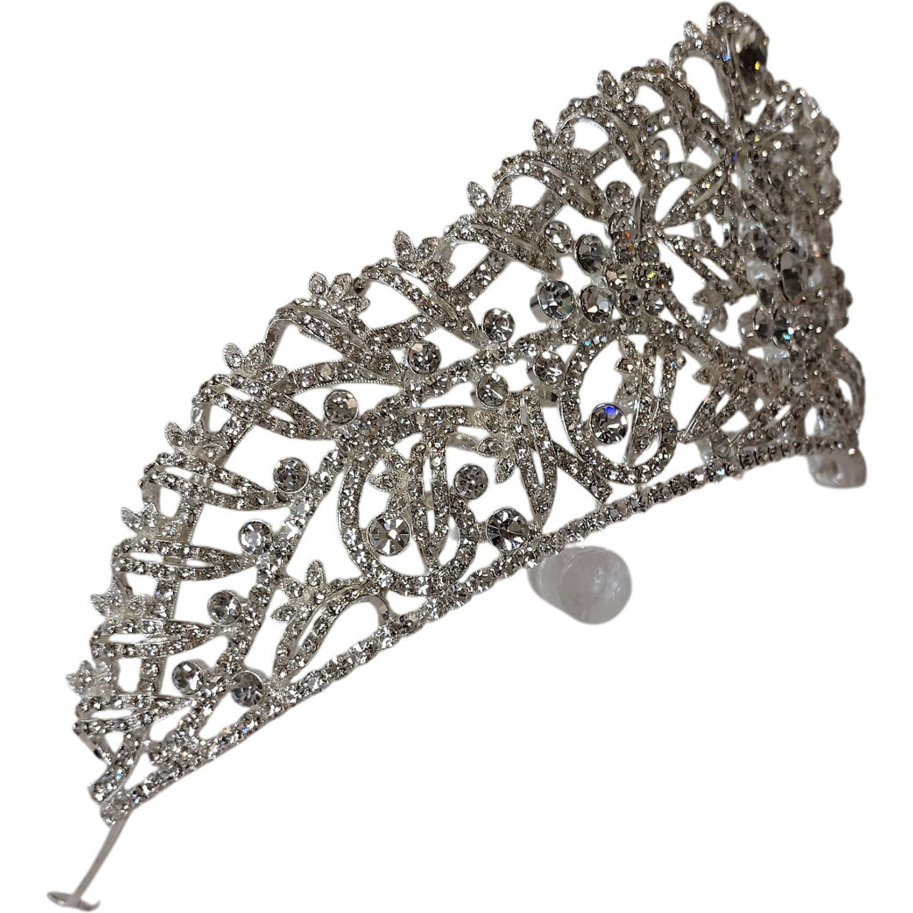 Silver Rhinestone Bridal Tiara