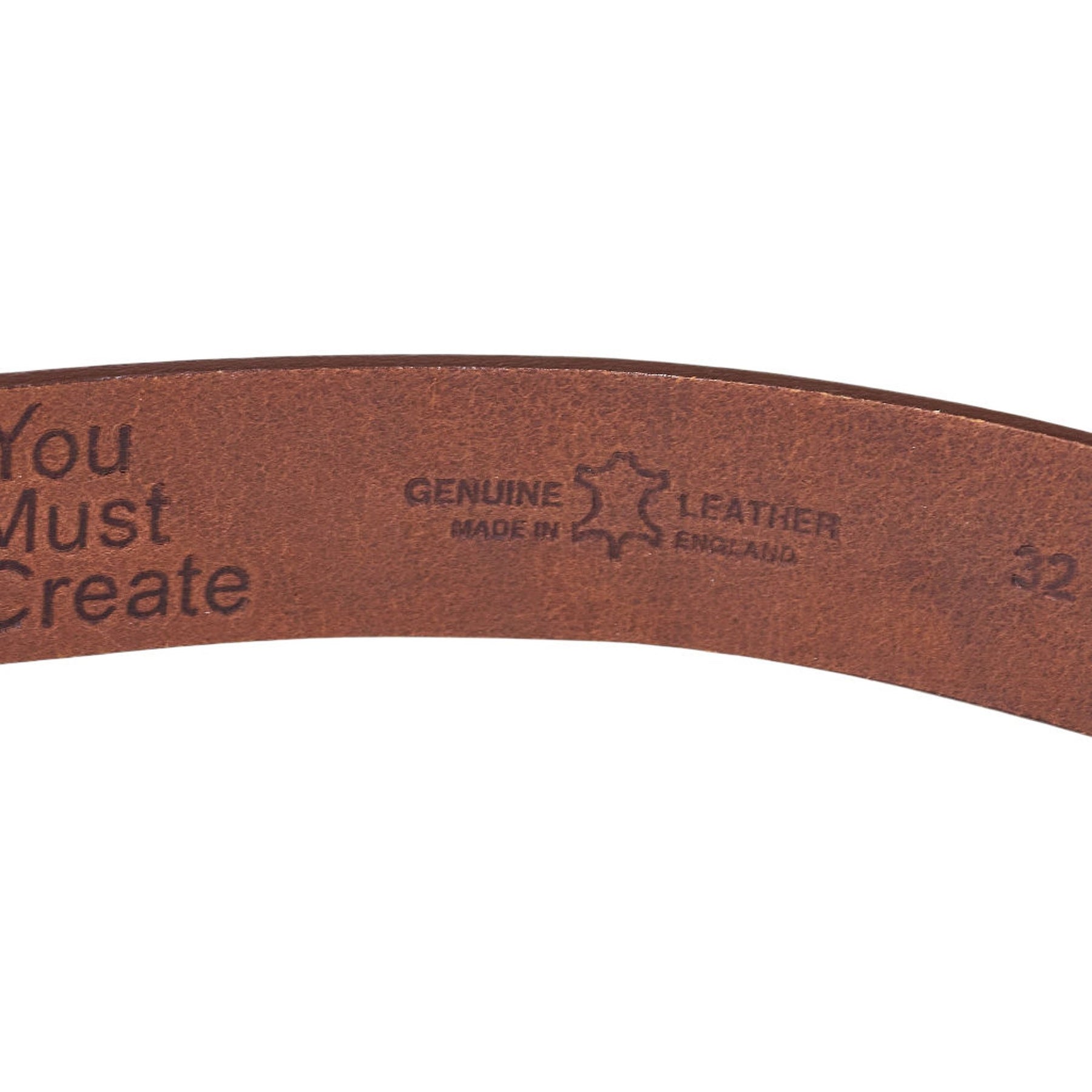 YMC Brown Leather Belt
