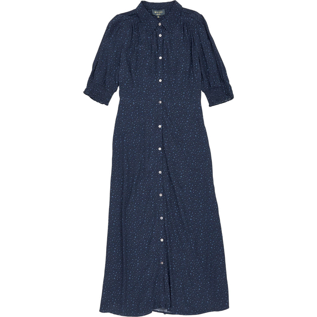 Wyse Blue Etienne Shirt Dress UK 8