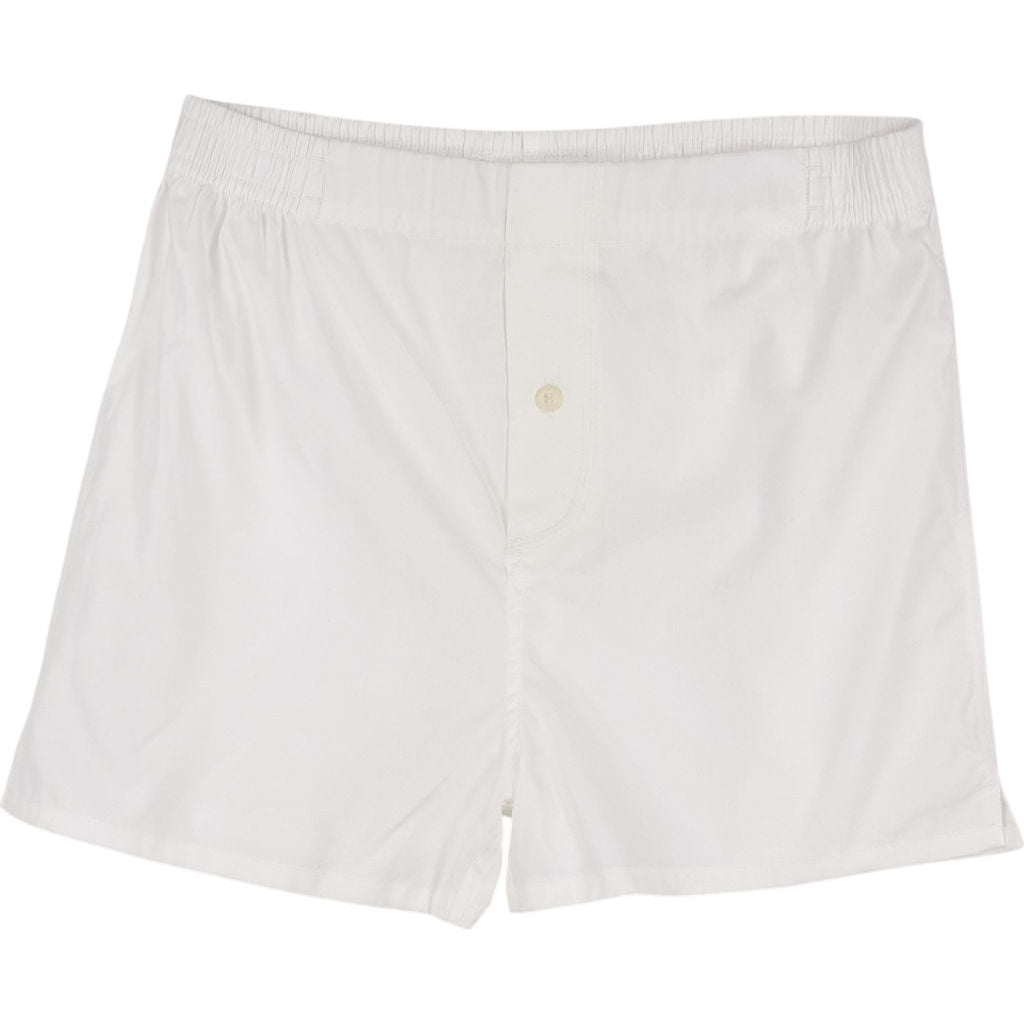 Hamilton + Hare White Boxer Shorts ( 3 Pack )