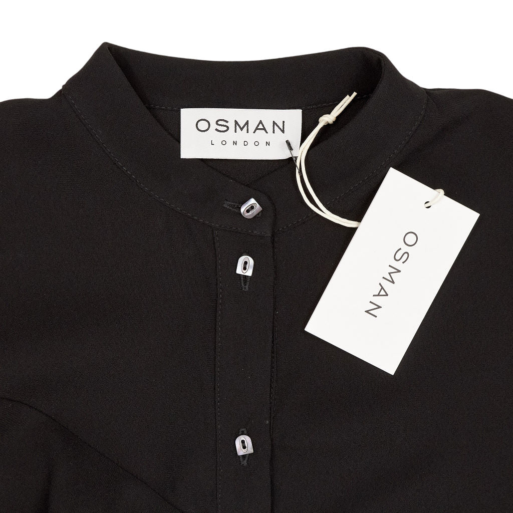 Osman Black Tiered Shirt