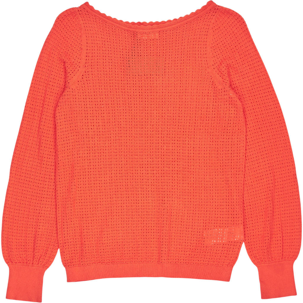 Hush Coral Sophia Open Neckline Jumper