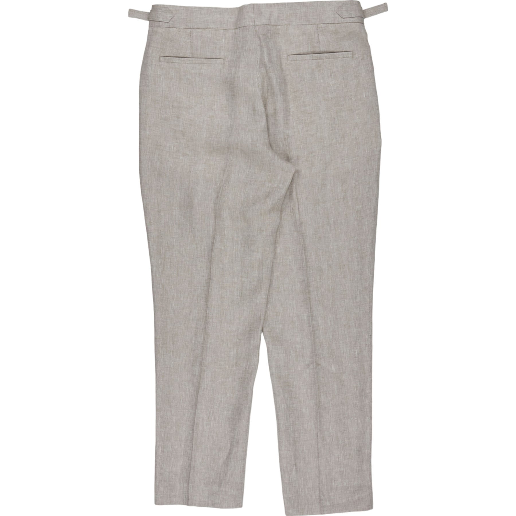 Moss Beige Slim Fit Trousers