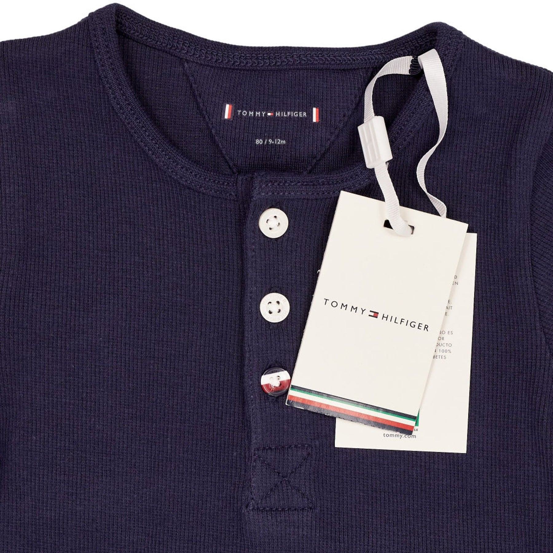 Tommy Hilfiger Navy Baby Rib Body