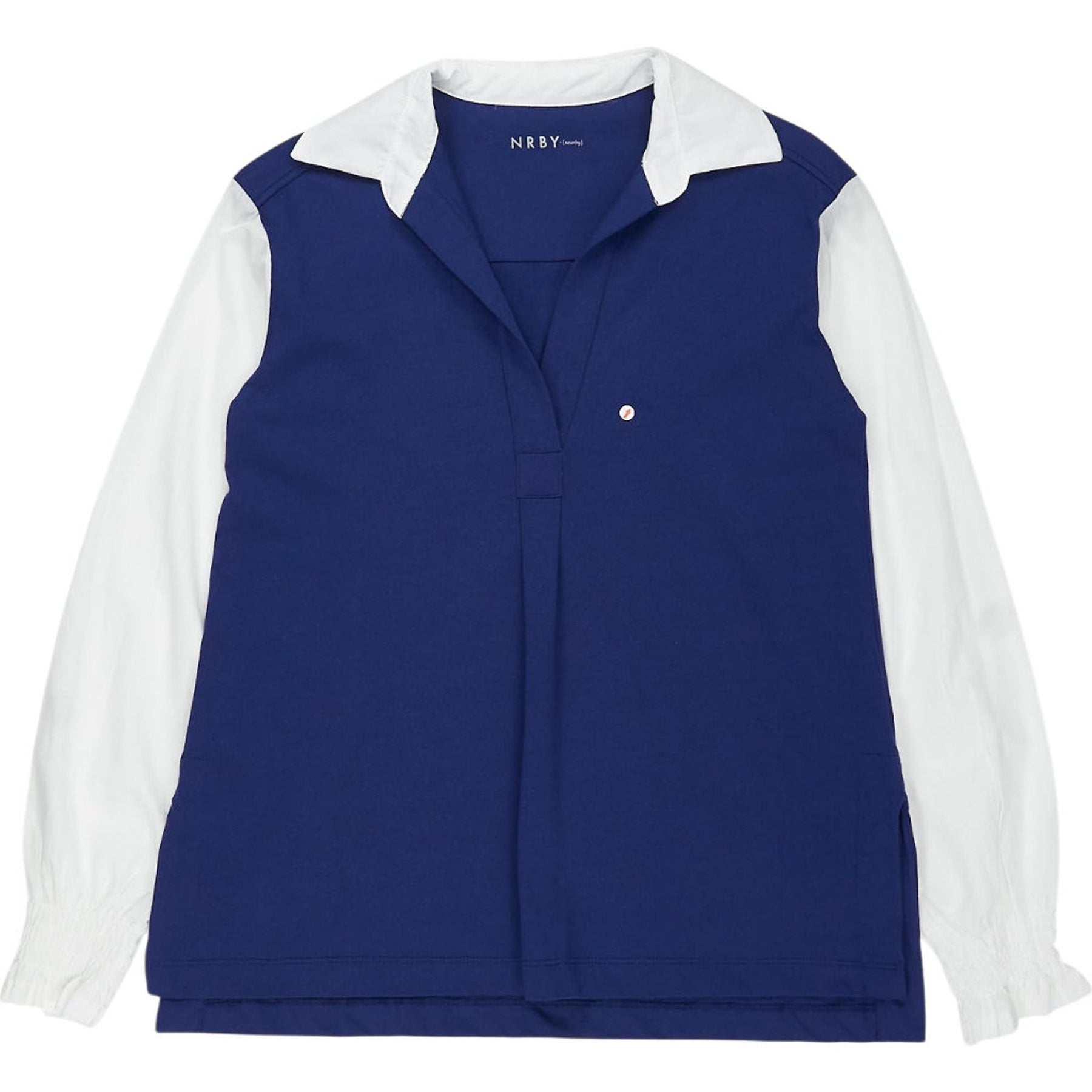 NRBY Blue Collared Top