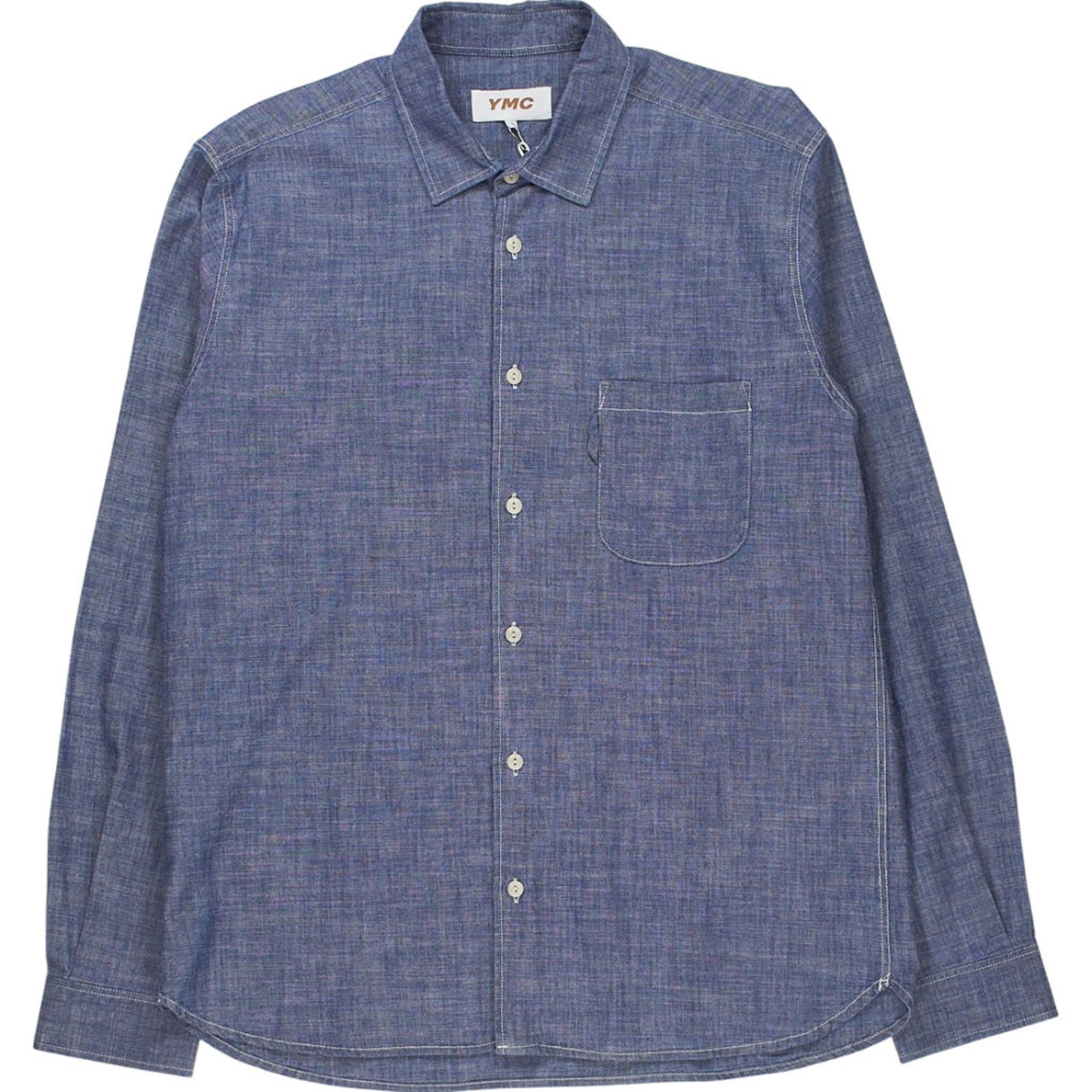 YMC Light Indigo Curtis Shirt