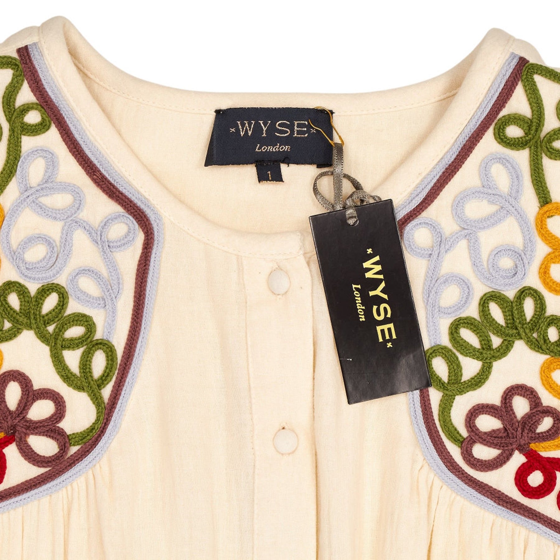 Wyse Ivory Tia Multicolour Dress