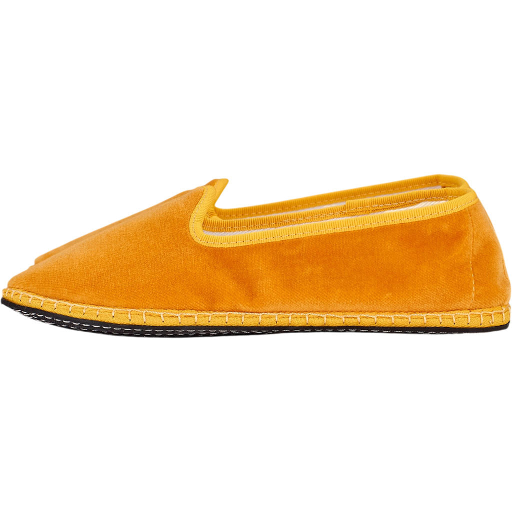 Drogheria Crivellini Mustard Velvet Slippers