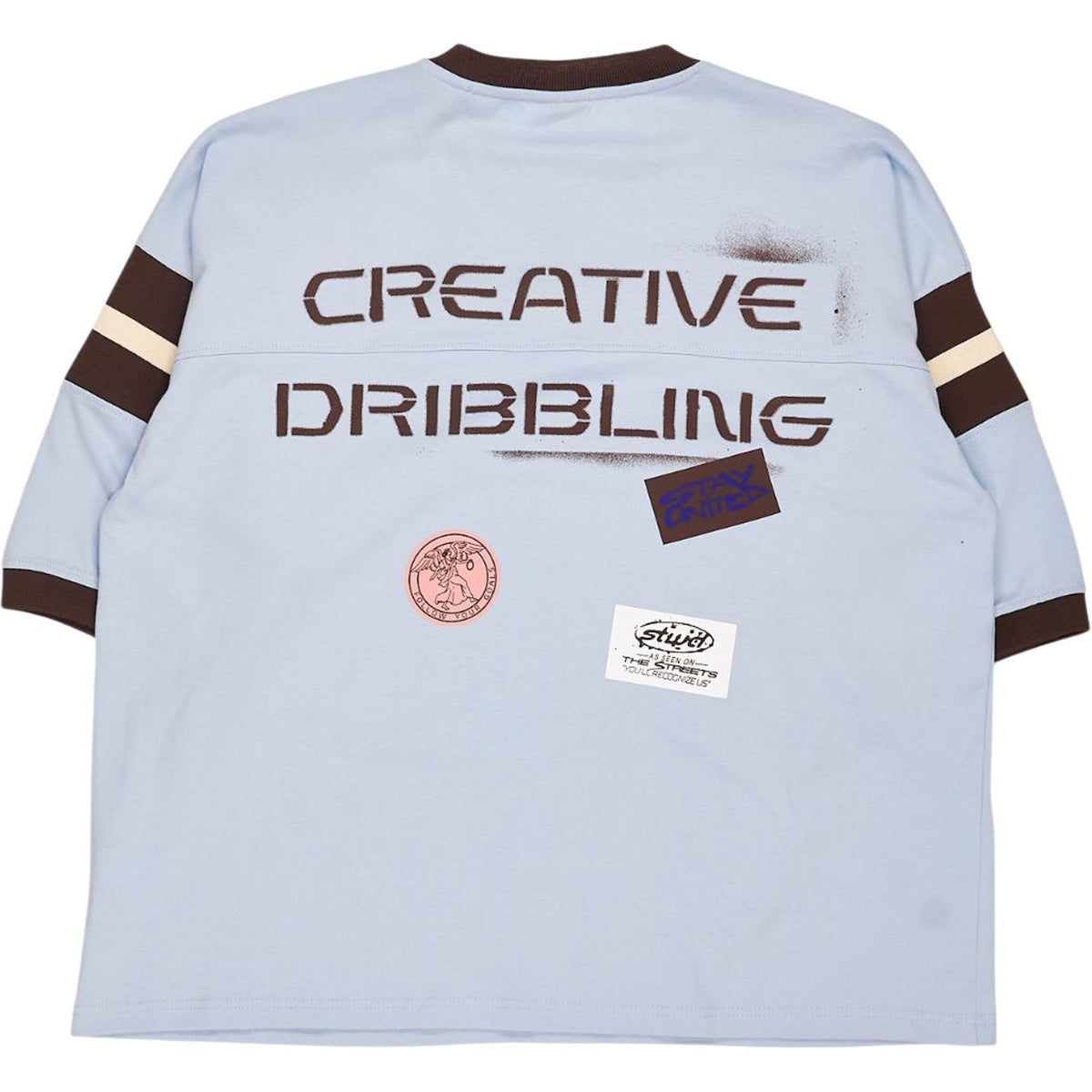 Pull & Bear Light Blue Oversize Fit Jersey