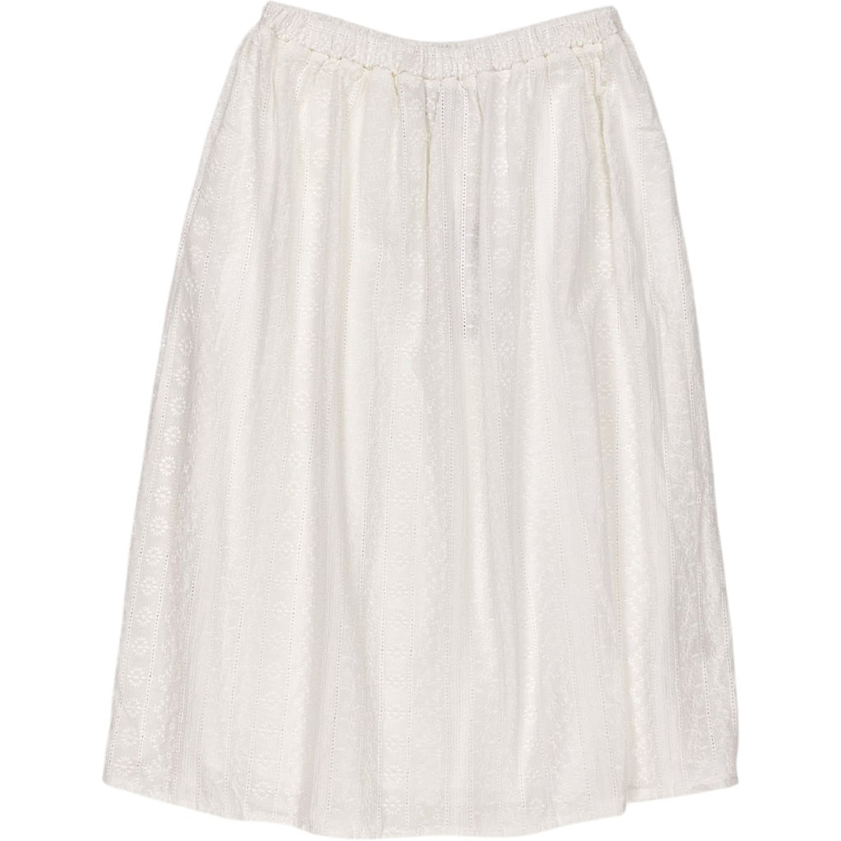 Motel White Rusma Broderie Skirt