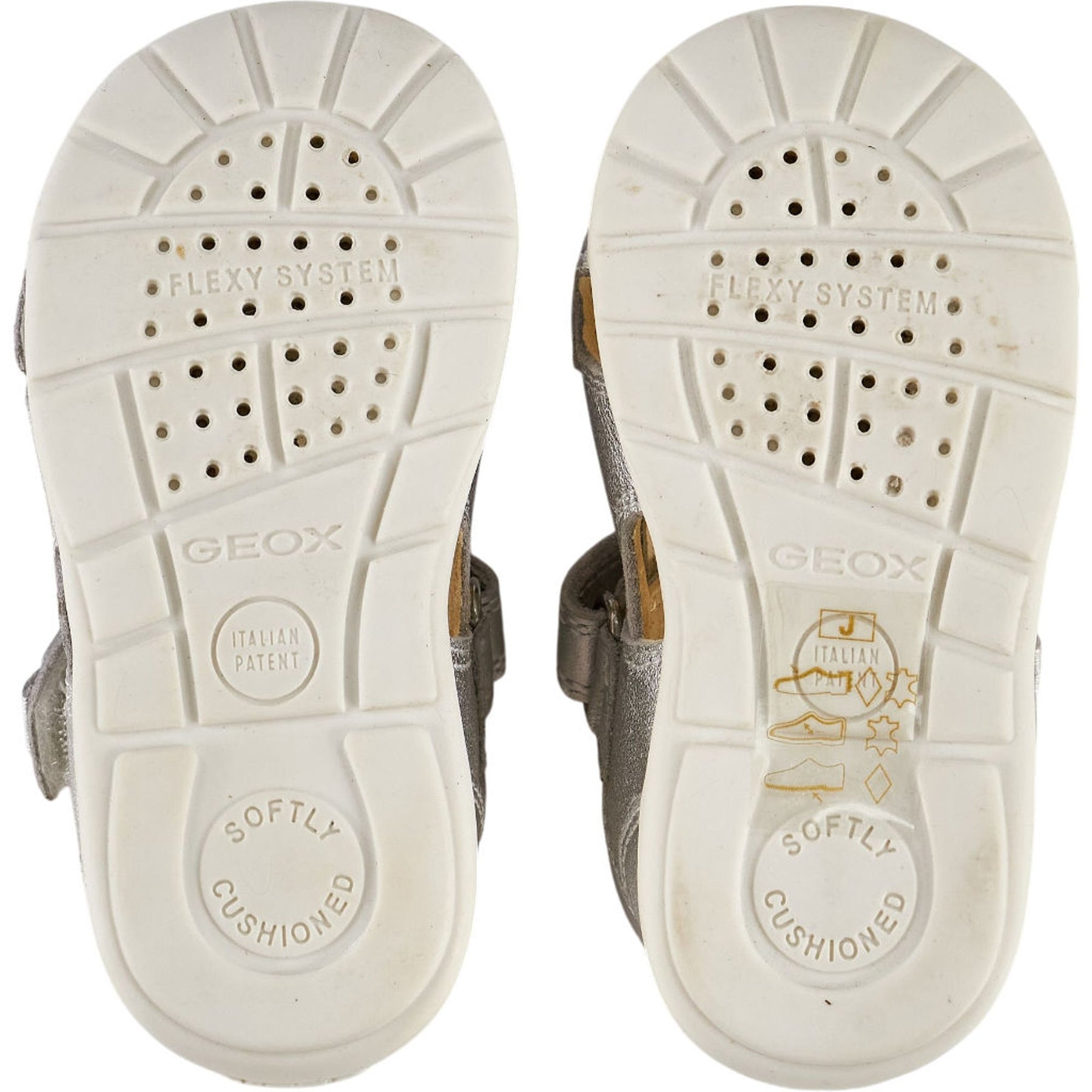 Geox Silver Kaytan Kids Shoes
