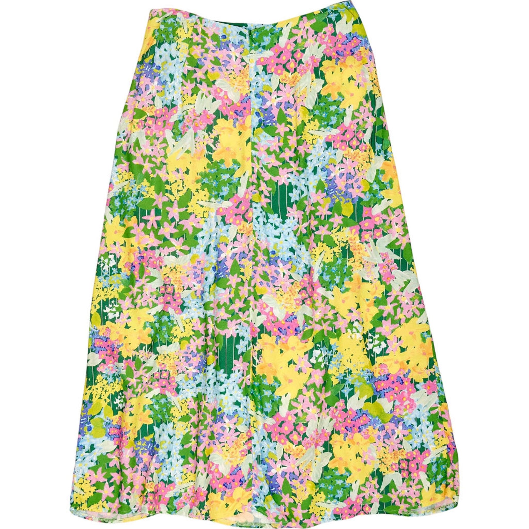 OMNES Floral Print Midi Skirt