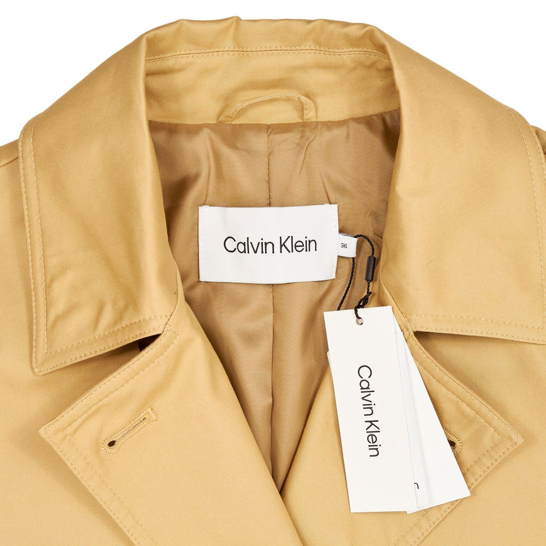 Calvin Klein Beige Trench Coat