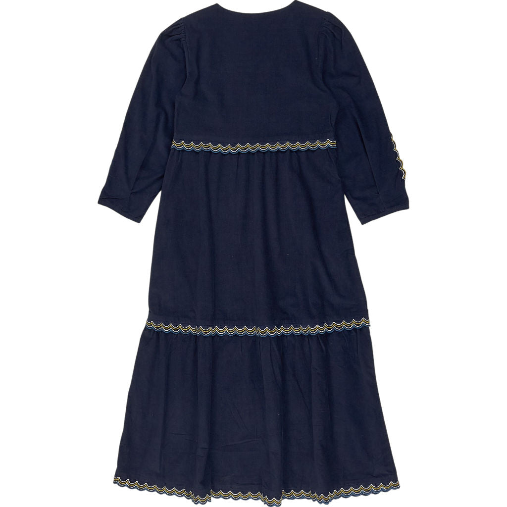 Wyse Navy Sara Cord Dress UK 8