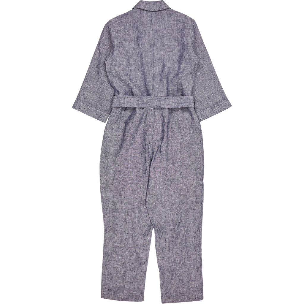 NRBY Blue Linen Jumpsuit