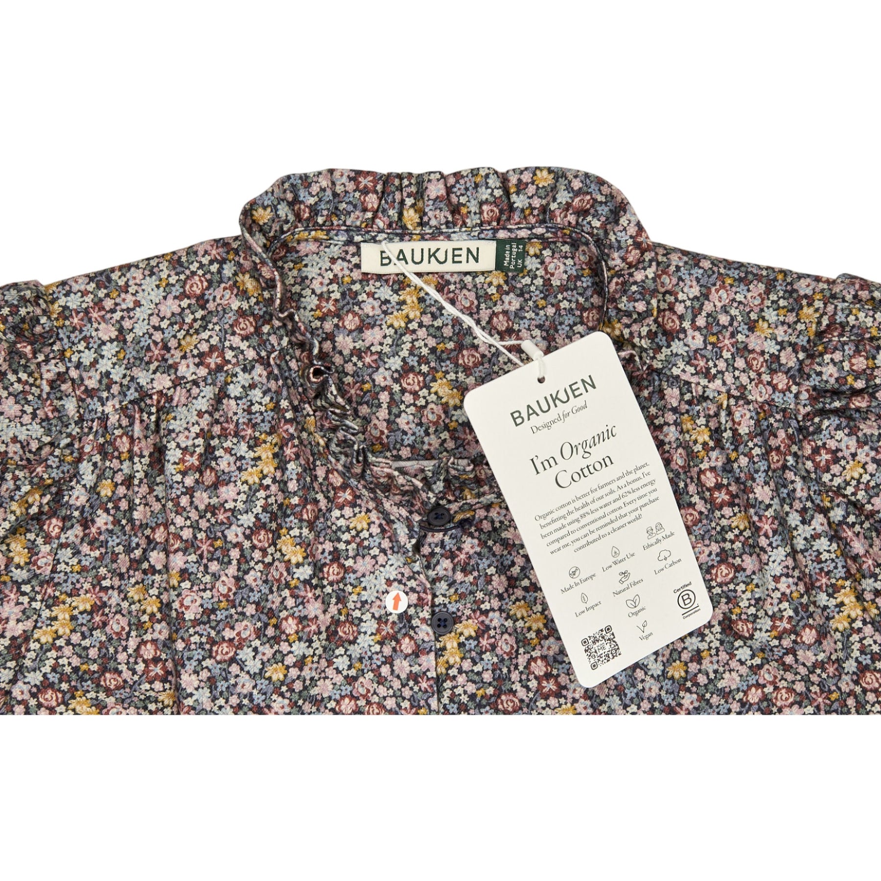 Baukjen Navy Organic Cotton Catalina Shirt