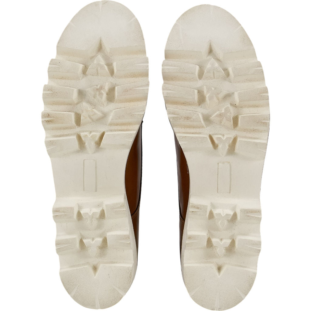 Chunky Brown Leather Shoes EU 40 - (Mother of pearl sample)