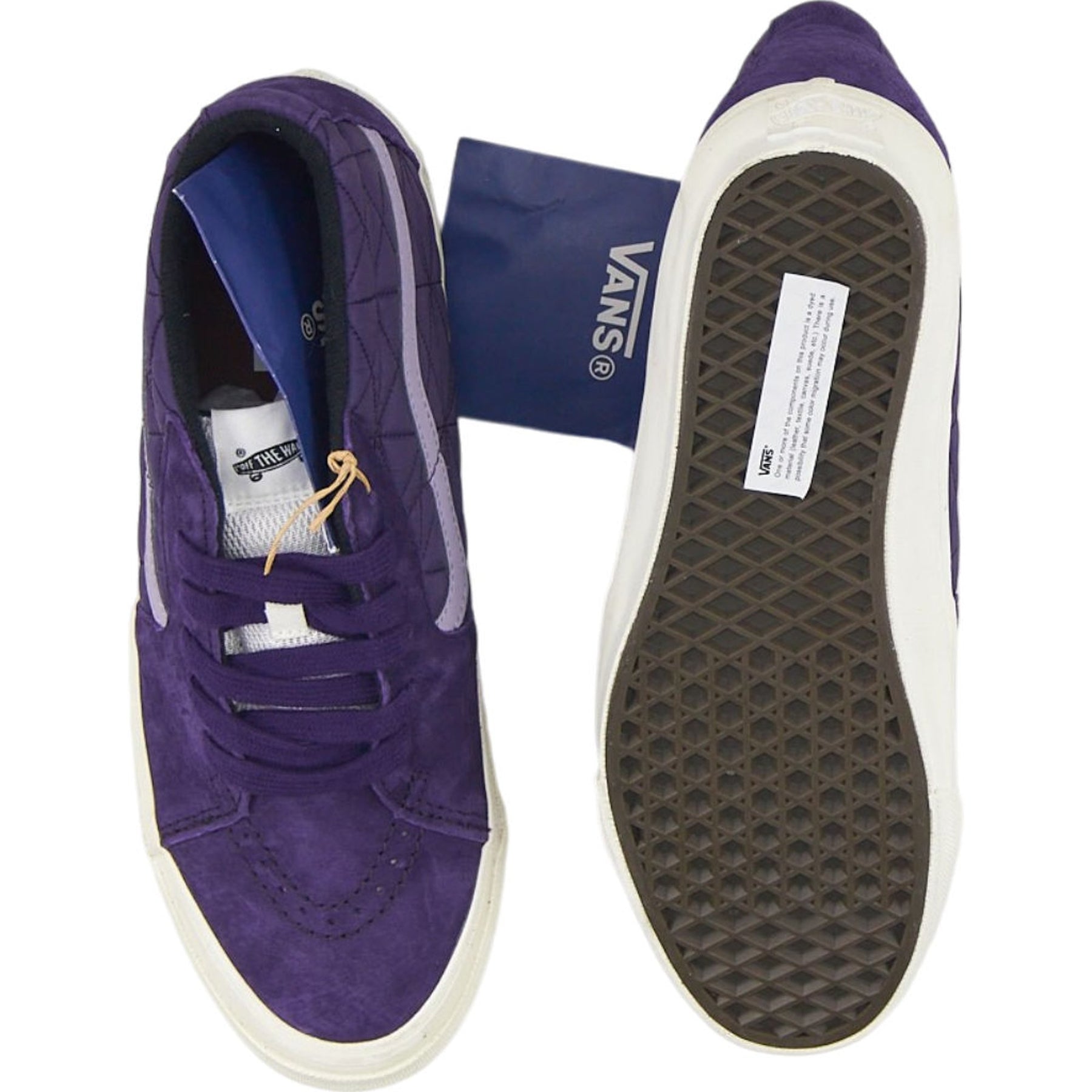 Vans Purple Quilted Trainers