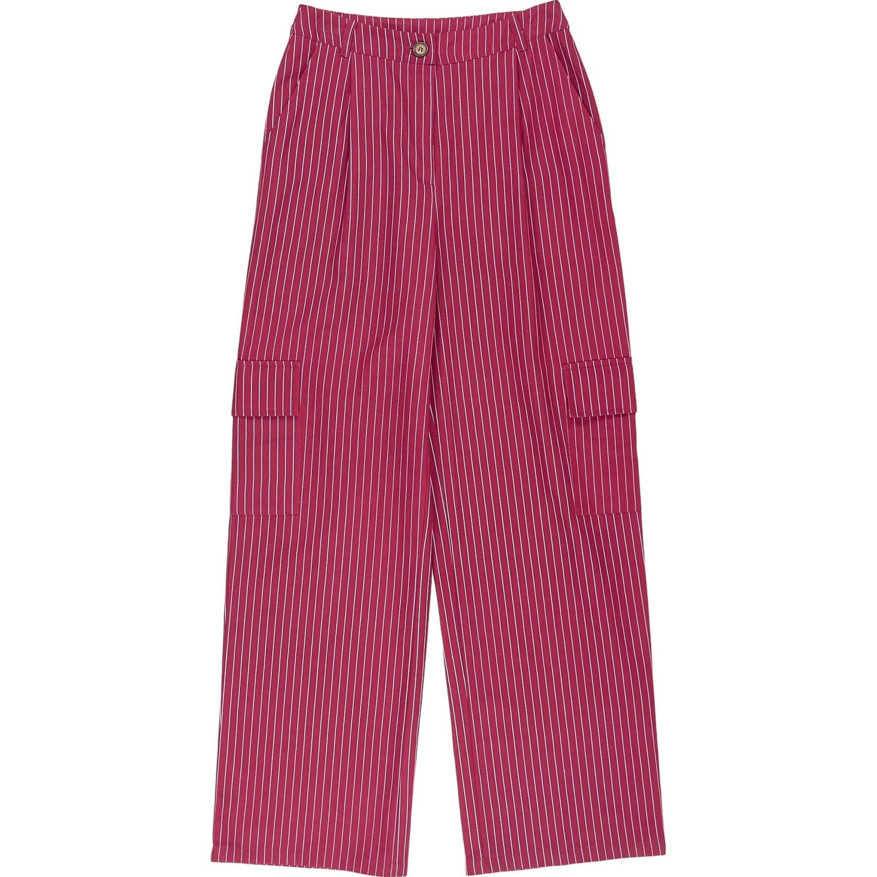 OMNES Pink Striped Trousers