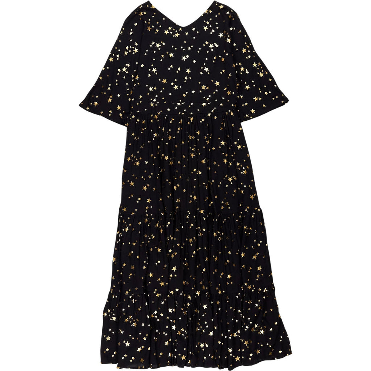 Strong Girls Club Black Star Midi Dress