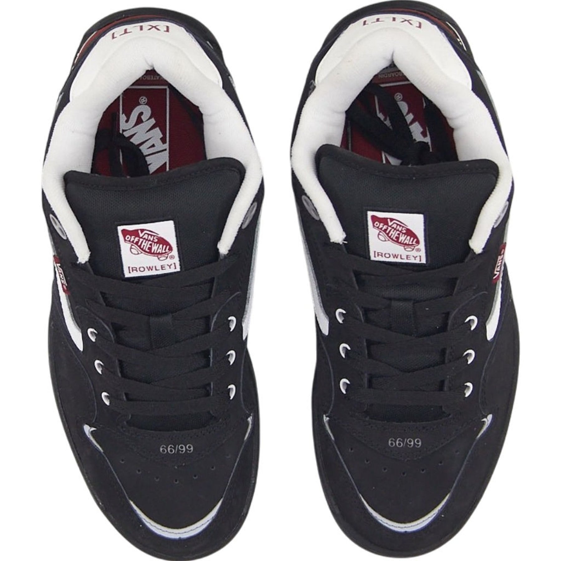 Vans Black White Rowley Trainers