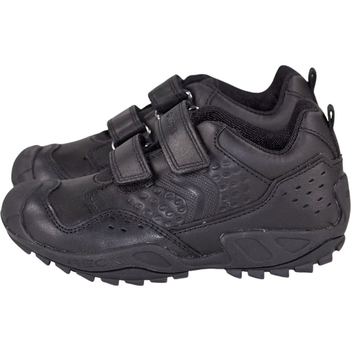 Geox Black J Savage Trainers