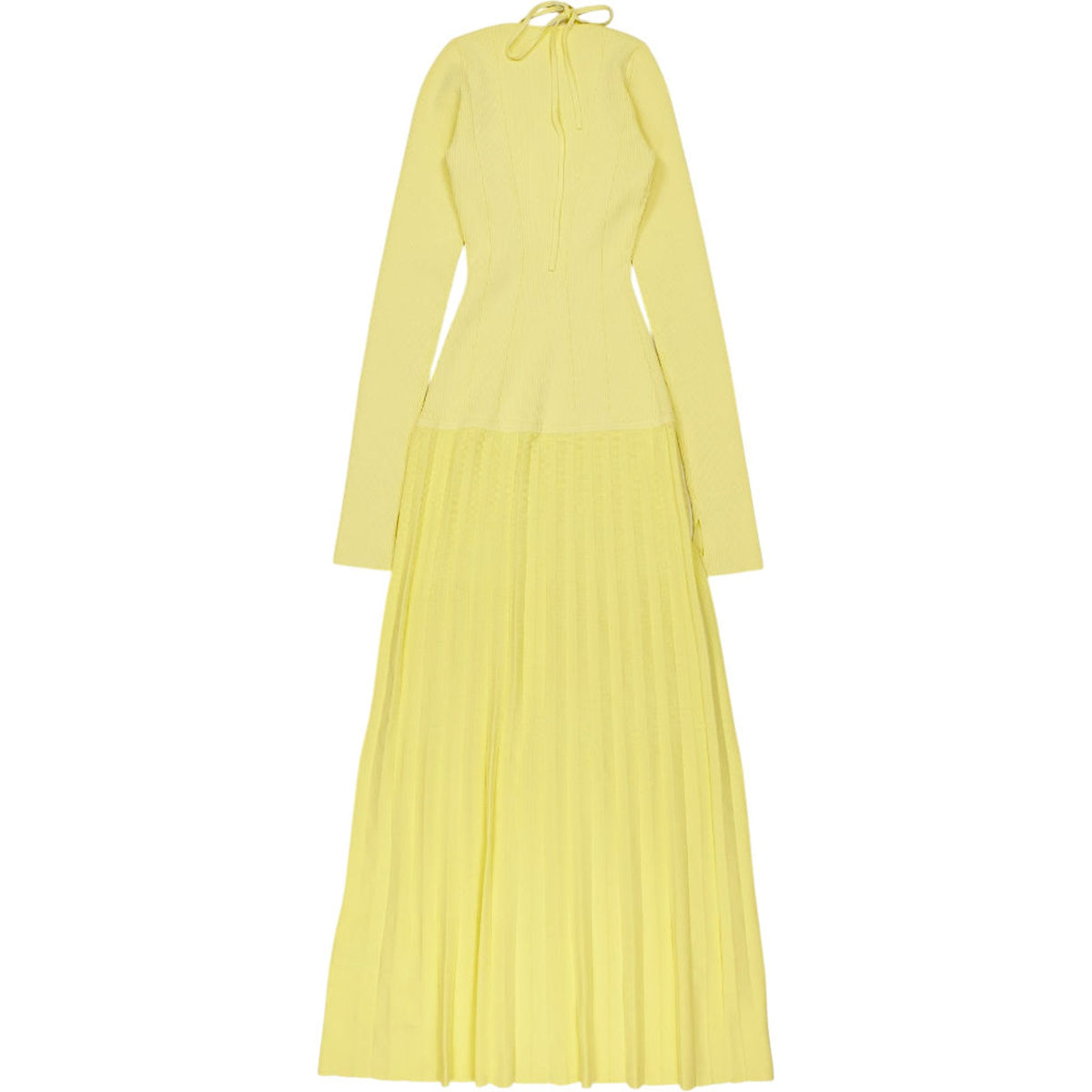 SIR Yellow Knit Maxi Dress