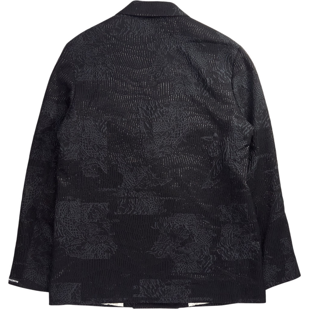 J. Lindeberg Black David U Jacquard Blazer