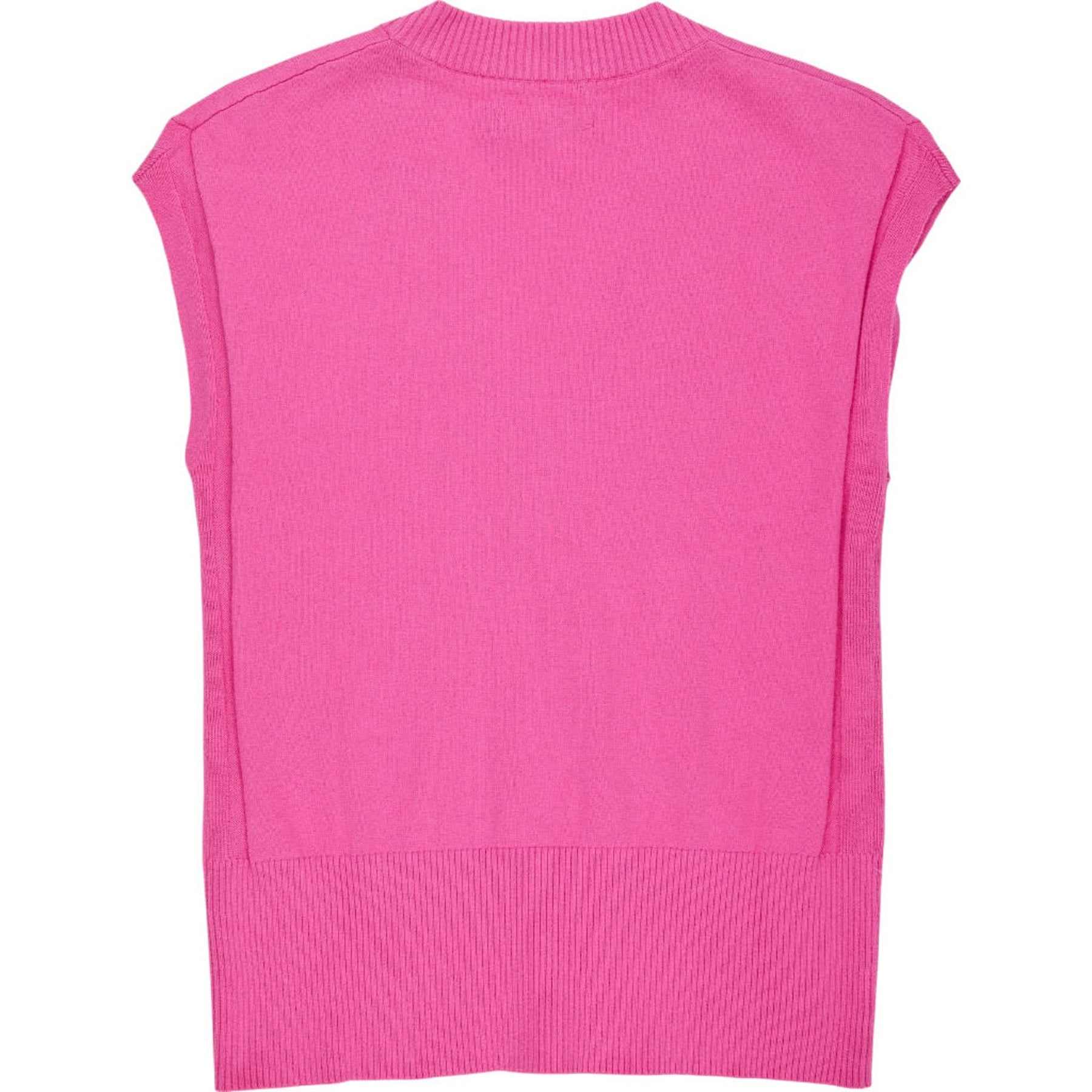 NRBY Pink Sleeveless V-Neck Vest