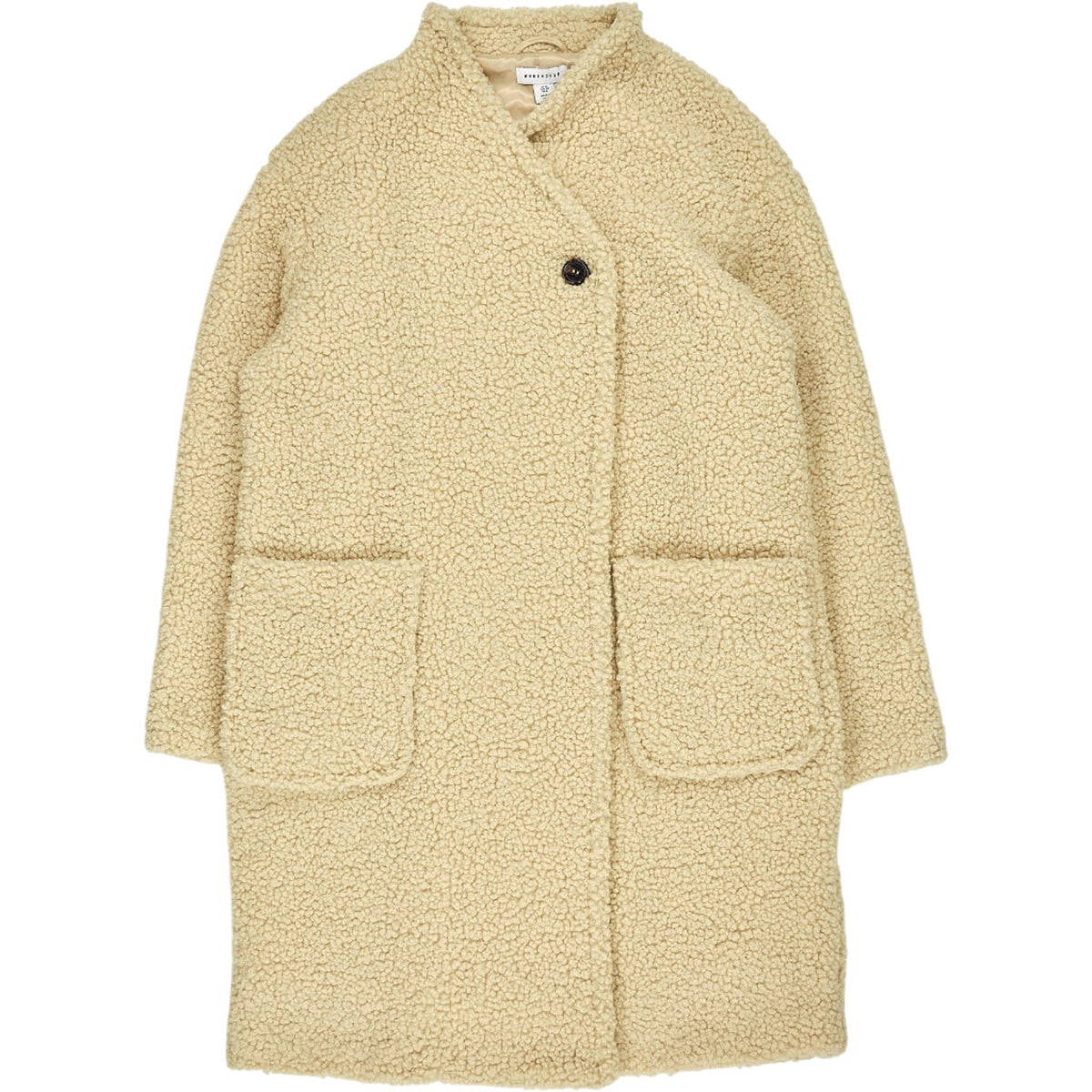 Warehouse Cream Teddy Coat