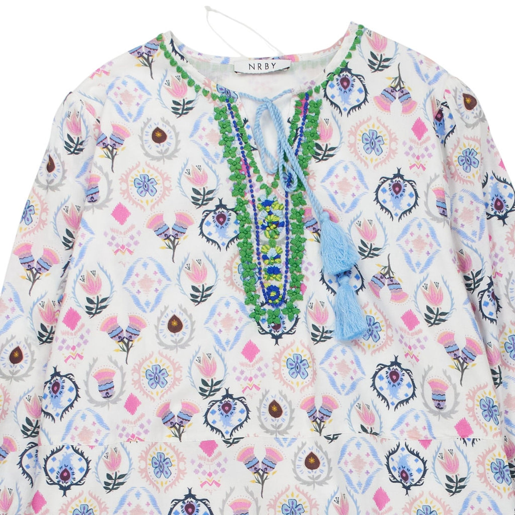 NRBY Multicolour Embroidered Tunic Dress