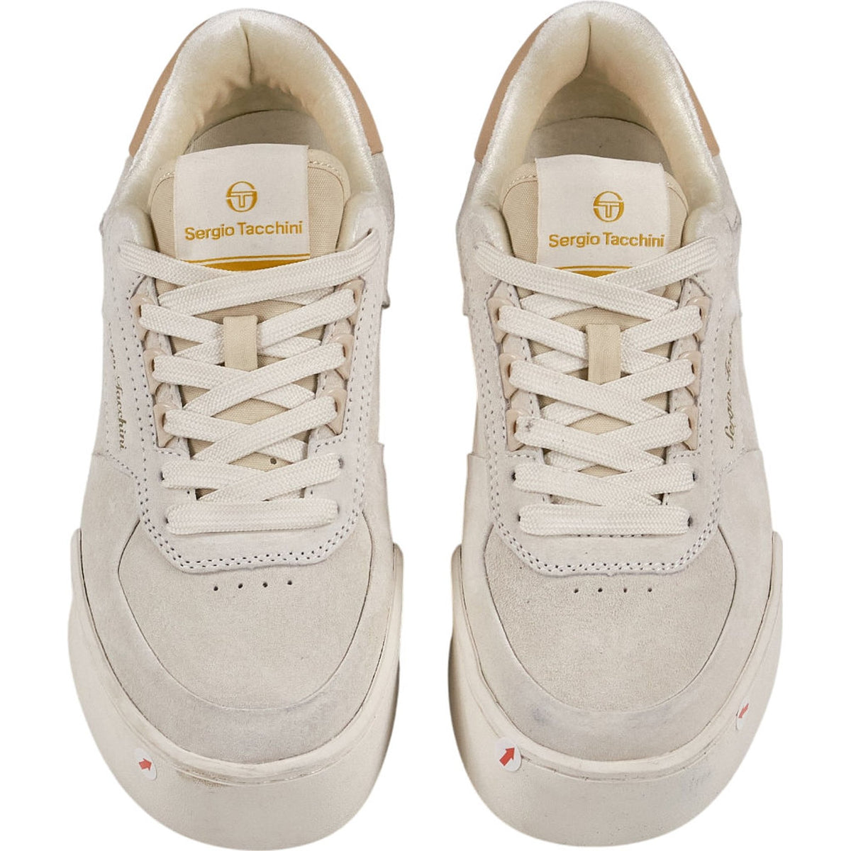 Sergio Tacchini Beige Suede Trainers Not visible but measures as a size 5