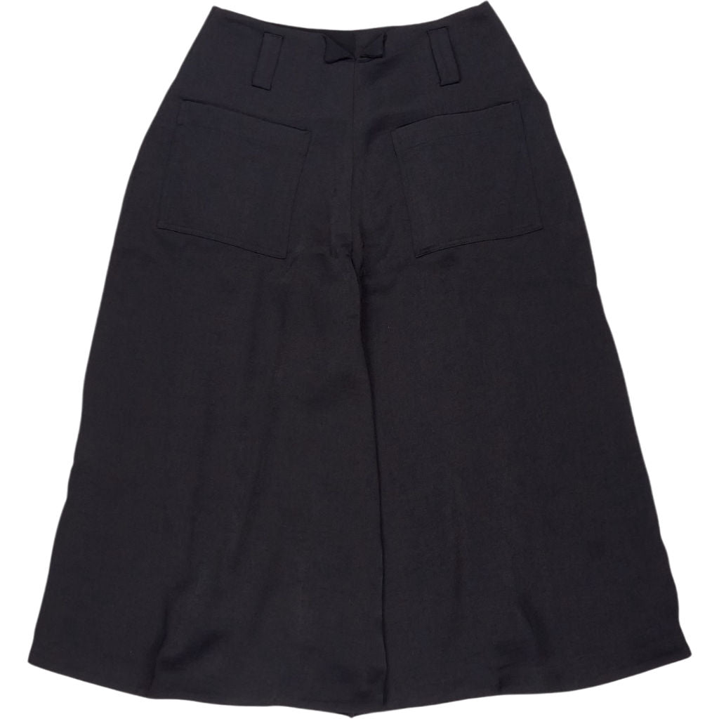 Hush Black Grown On Waist Wide Culottes