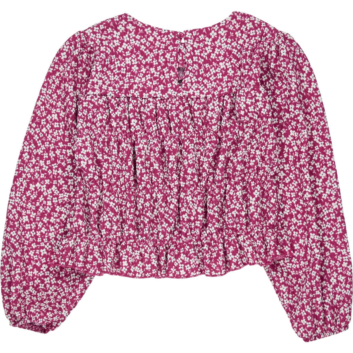 John Lewis Pink Floral Kids Blouse