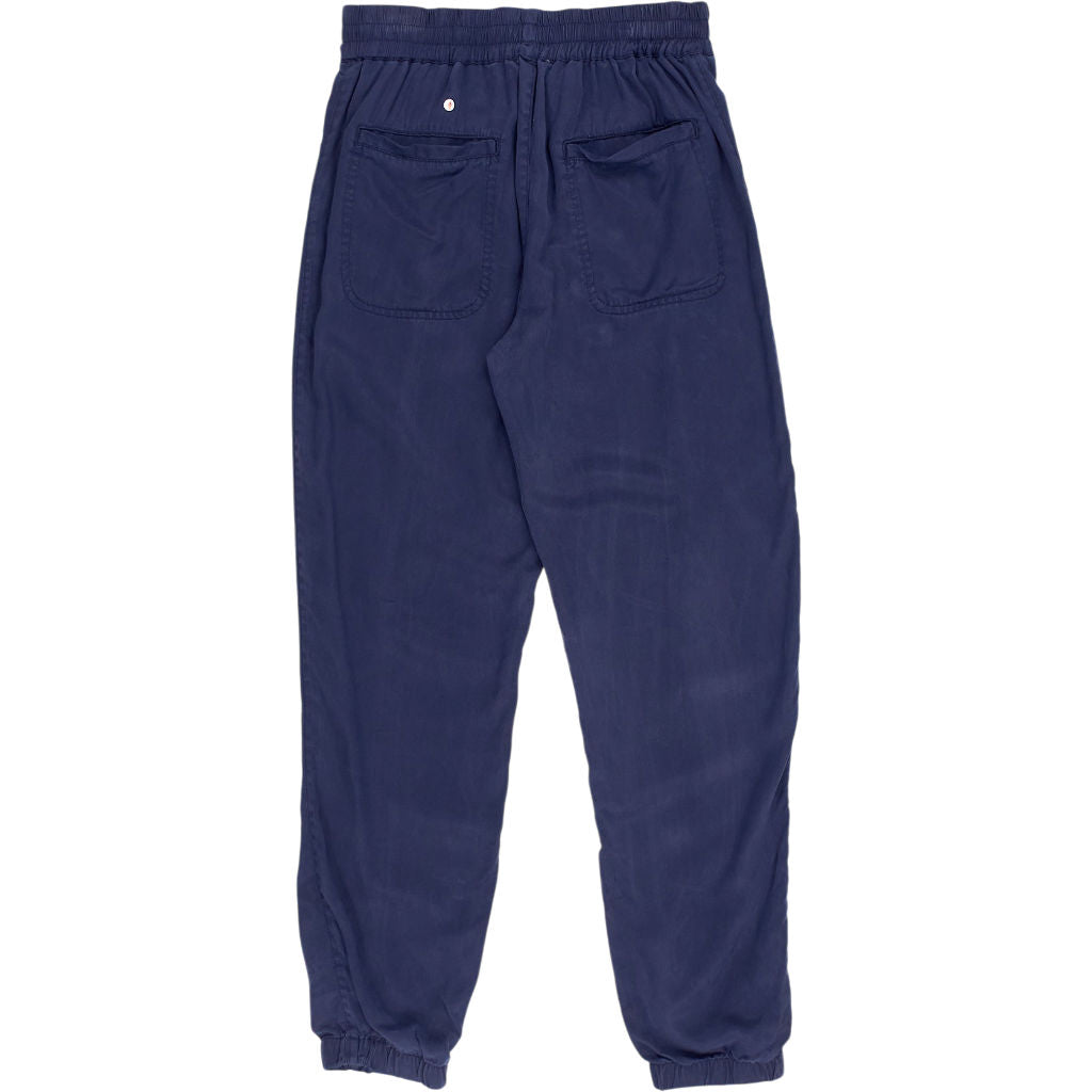 Fat Face Blue Lyocell Cuffed Trousers