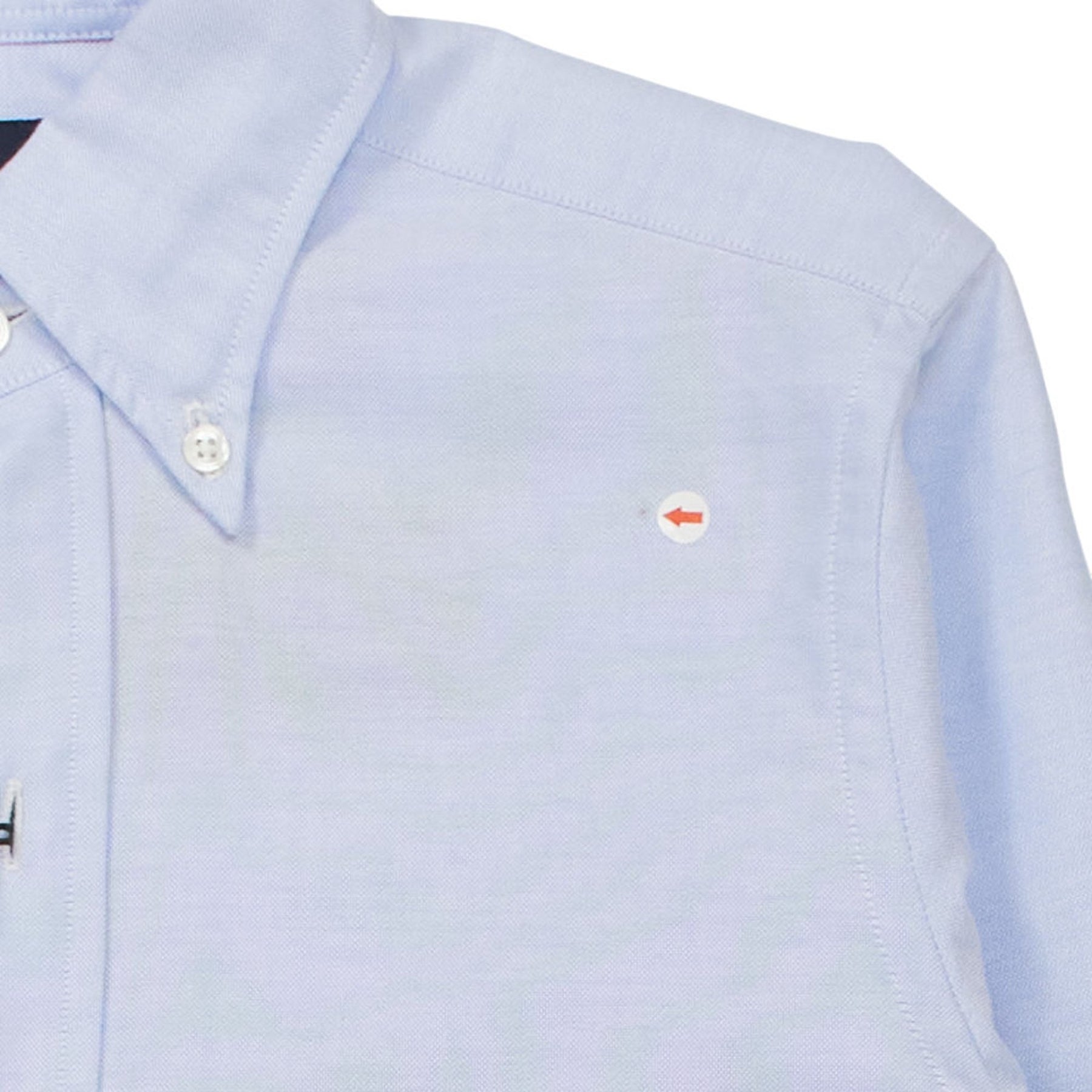 Drake's Blue Button Down Oxford Shirt