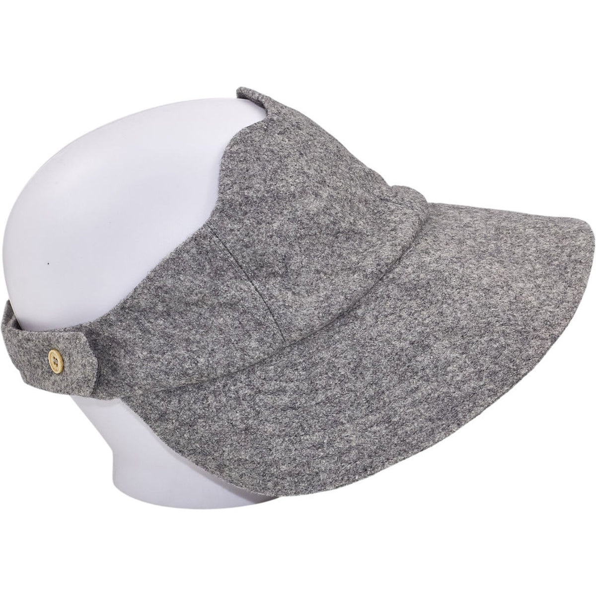 YMC Grey Wool Visor Hat