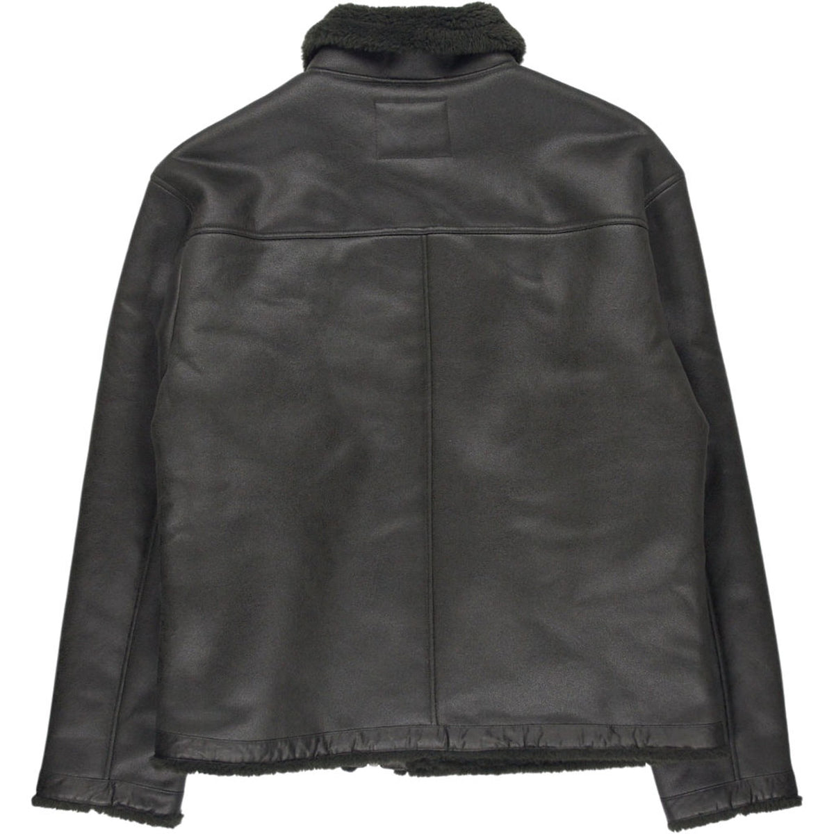 Pull & Bear Green Faux Leather Jacket