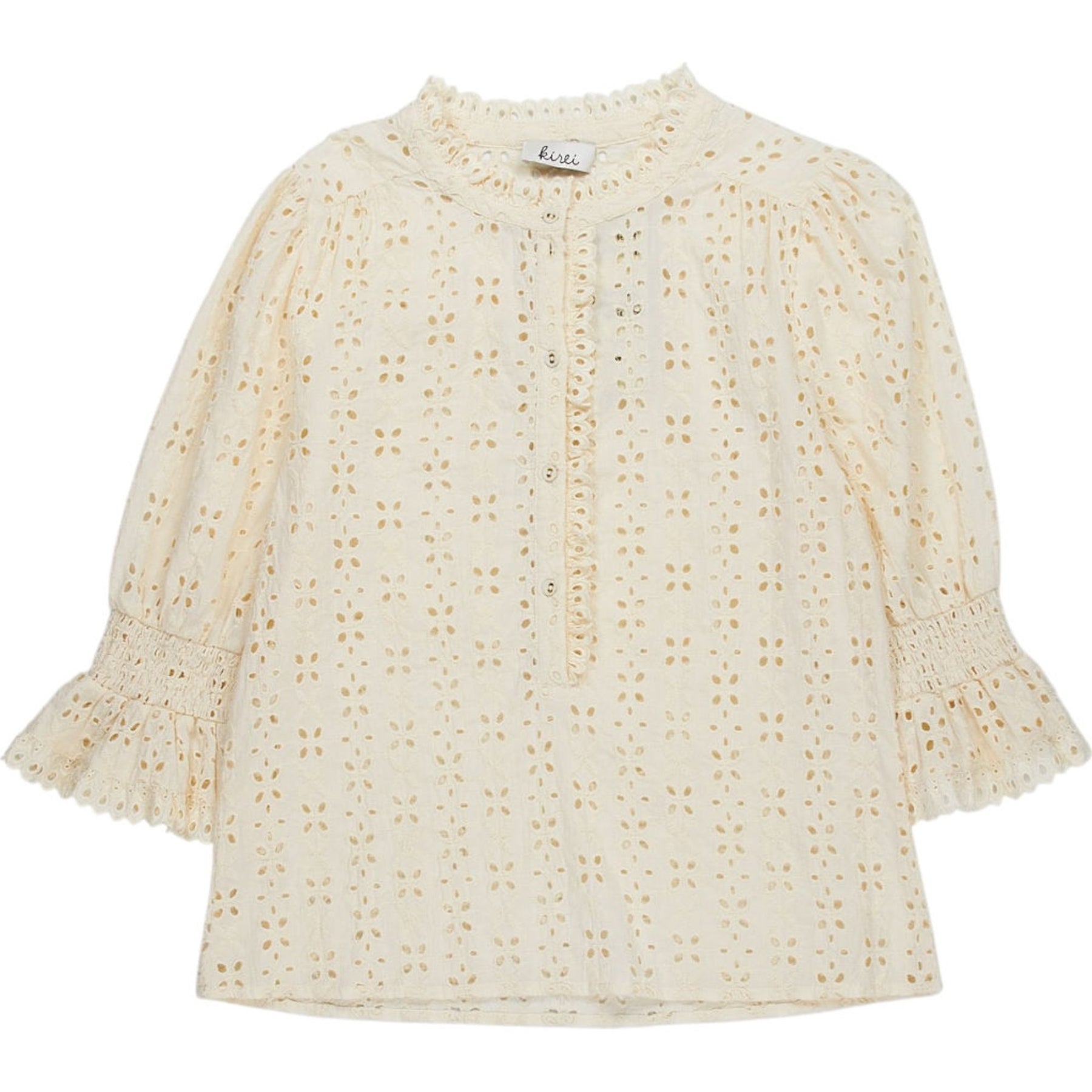 Kirei Cream Broderie Top