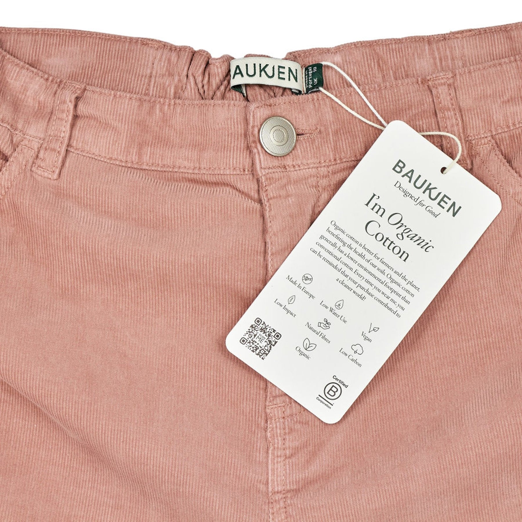 Baukjen Pink Clay Jura Organic Trousers
