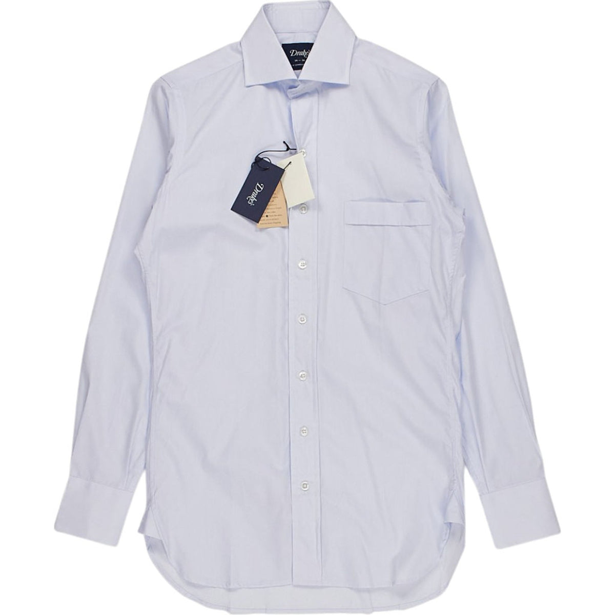 Drake's Light-Blue Button-Up Shirt