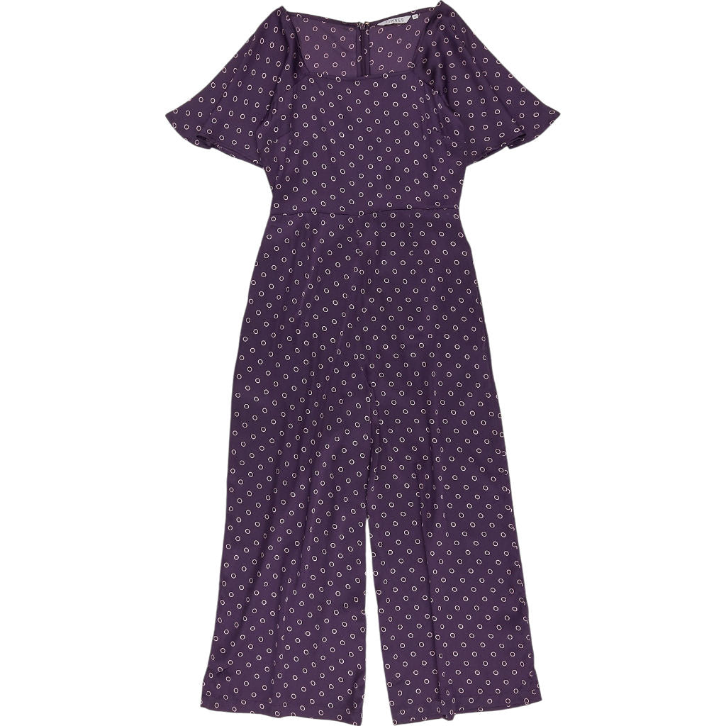 OMNES Purple Polka Dot Jumpsuit
